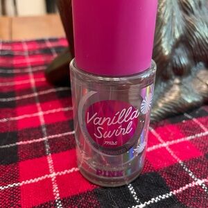NEW PINK Vanilla Swirl Mini Body Mist